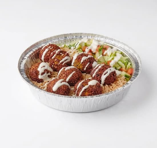 Falafel Over Rice