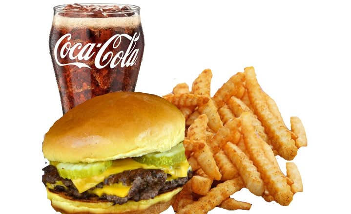 Double Smash Burger Combo