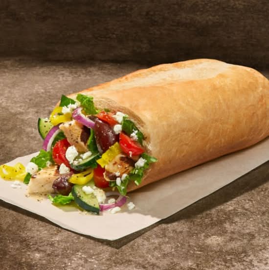 Greek Salad Stuffer with Chicken