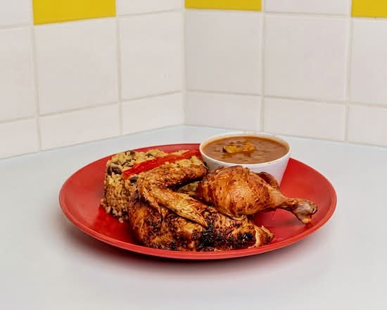 1/2 POLLO + COMPLEMENTO