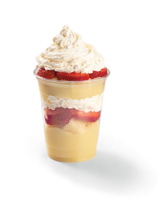 Strawberry Shortcake Pudding Parfait