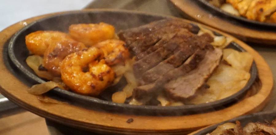 Beef & Shrimp Fajitas