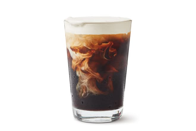 Caramel Churro Cold Brew with Infused Cold Foam