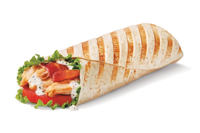 Slow-Cooked Chicken Bacon Ranch Wrap