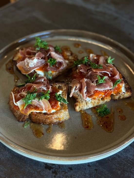 Blistered Tomato Toast