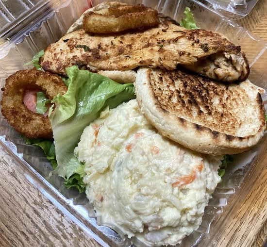 Grilled Chicken Sandwich on a Bun Deluxe