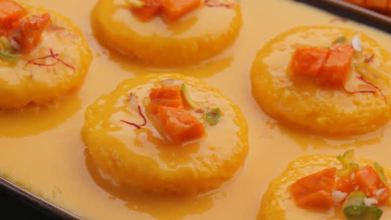 Mango Rasmalai