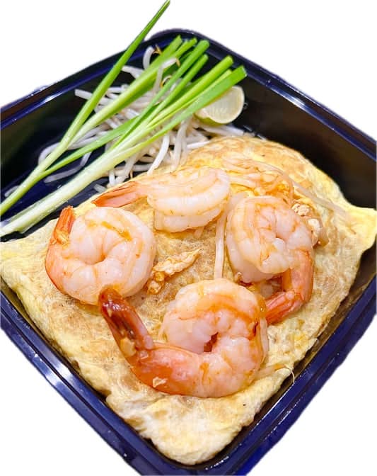 N4. Egg Omelet Wrap Pad Thai