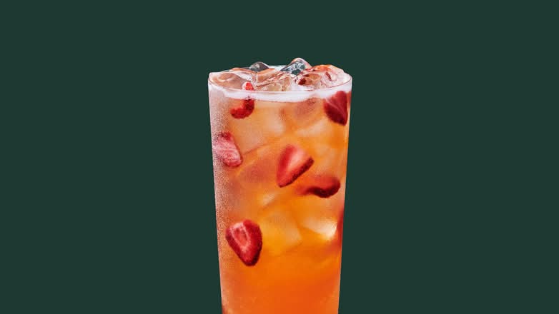 Mango Strawberry Lemonade Refresher