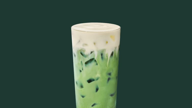 Iced Mango Cream Matcha