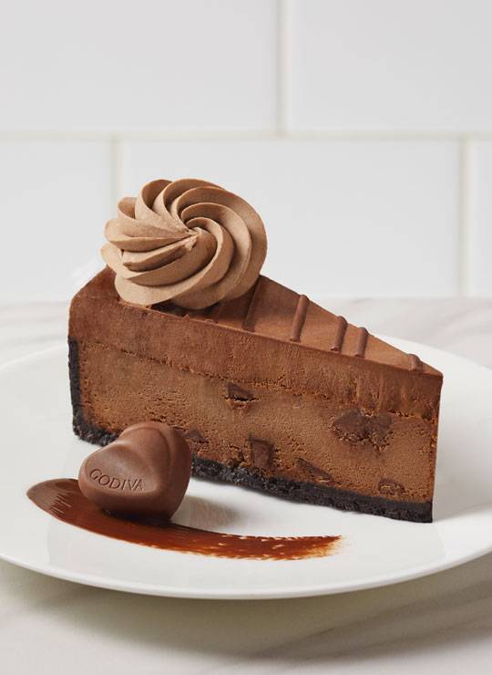 Godiva® Double Chocolate Cheesecake (1 Pc)