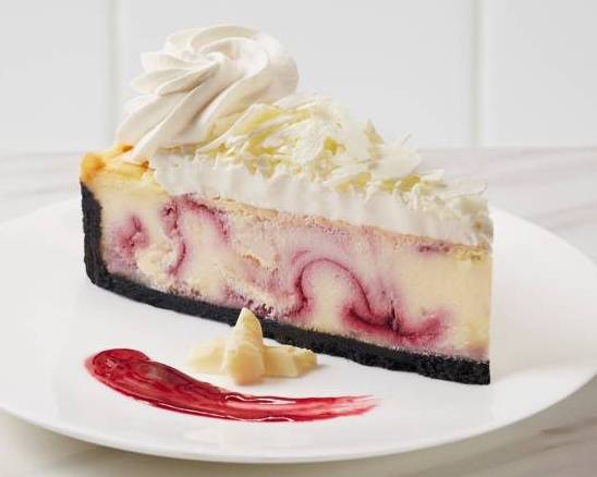 White Chocolate Raspberry Cheesecake (1 Pc)