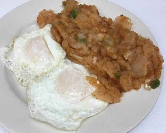 Two Eggs on a Platter