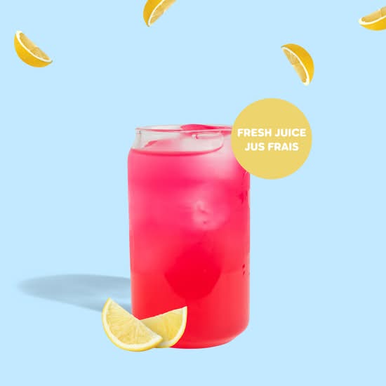 DRAGON FRUIT LEMONADE 16OZ / LIMONADE AU FRUIT DU DRAGON 16OZ