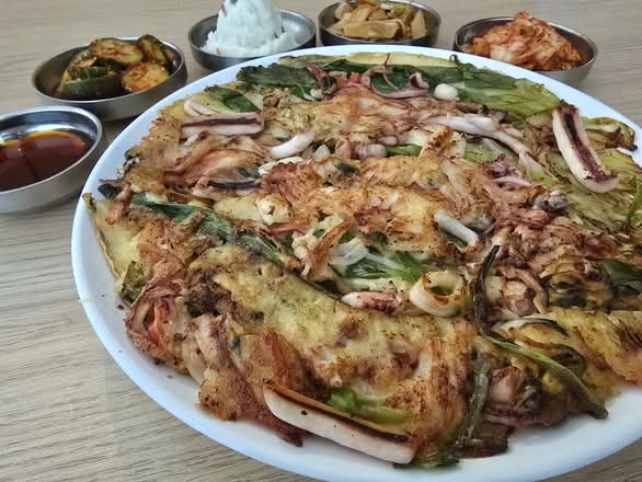 Seafood Pancake