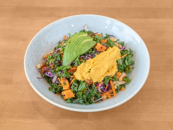 Carrot Hummus Salad