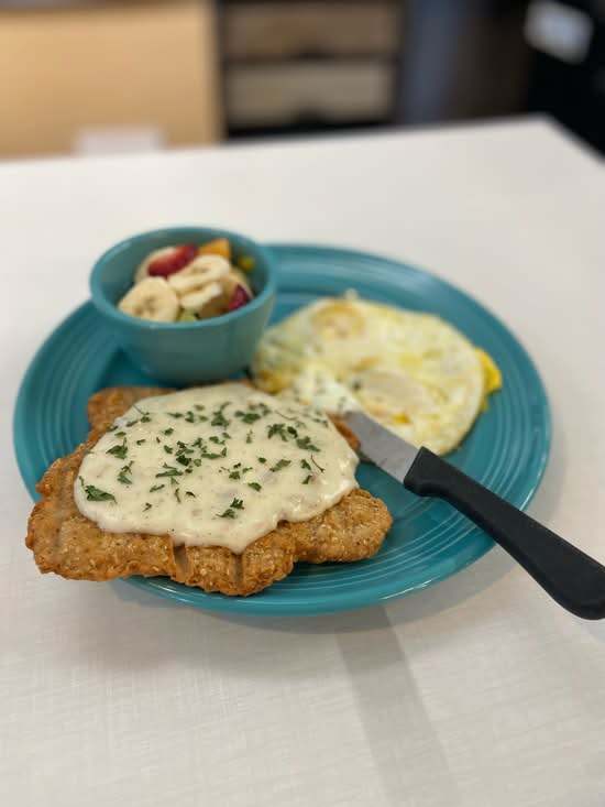 Chicken Fried Steak and Eggs