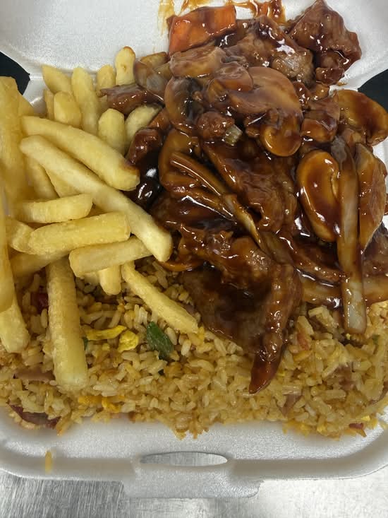 Combinación de Pollo con Setas