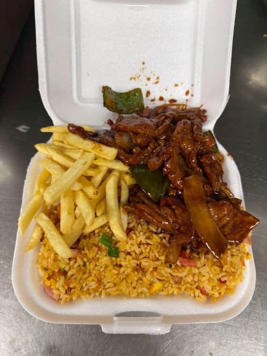 Combinación de Pepper Steak