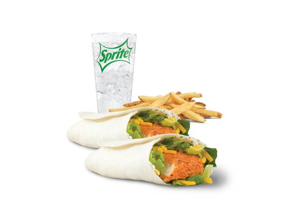 Spicy Chicken Wrap Duo Combo