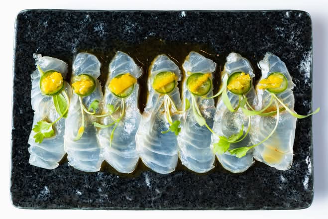 Halibut Sashimi