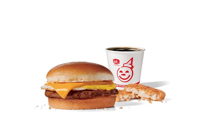 Sausage Breakfast Jack® Combo