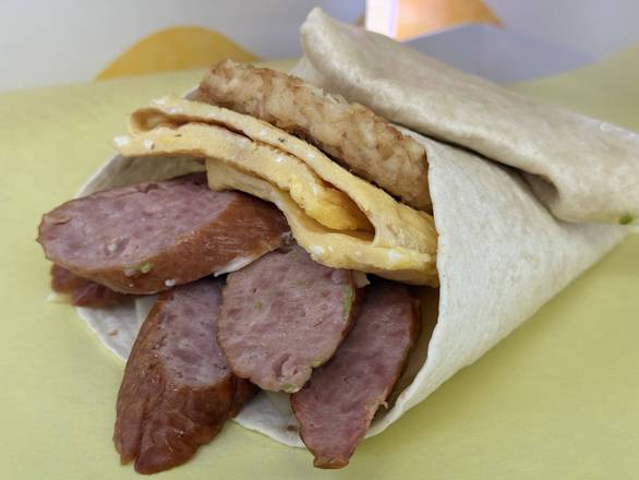A8-Sausage & Egg Burrito