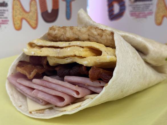 A11 Bacon, Ham & Egg Burrito