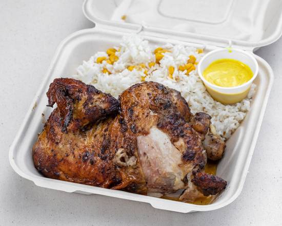 Peruvian Fresh Fire Roasted Half Chicken