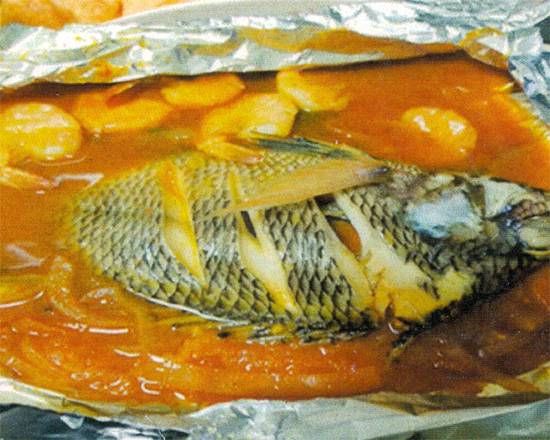 Mojarra Empapelada