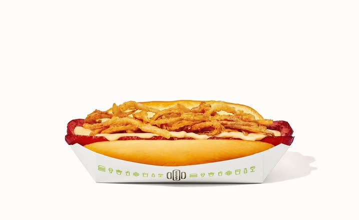 Crispy Onion Cheese Dog
