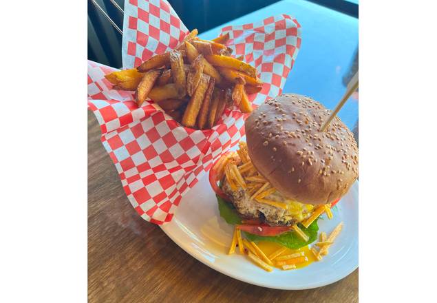 Hamburger "Fork You Burger"