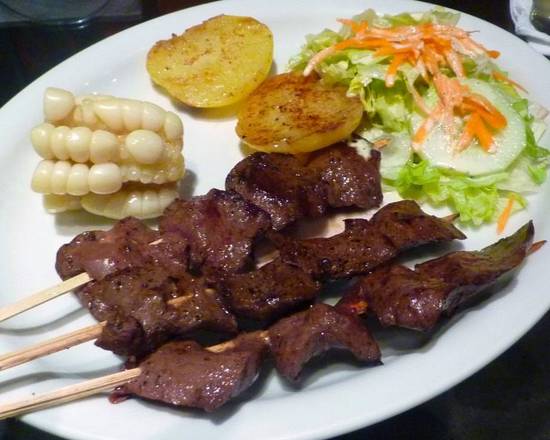 "Our Anticucho's"  Chef's House Special (Beef Heart)