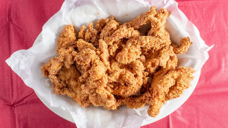 Chicken Strips & Waffle