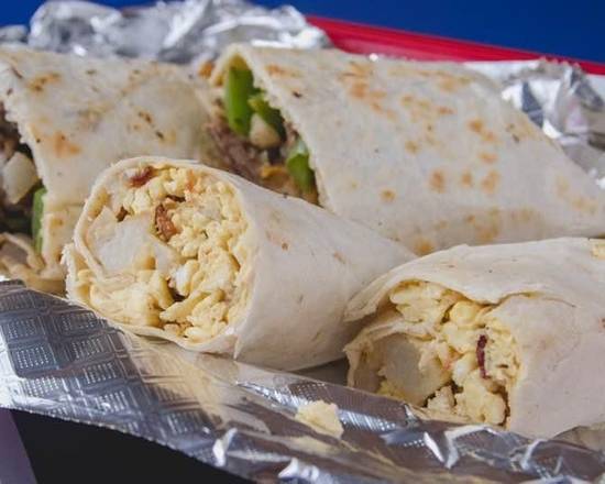 Large Bacon Potato Cheese Taco (No Egg)