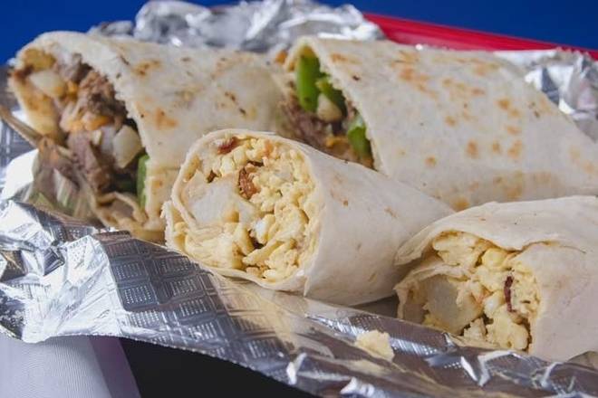 Large Bean Egg Cheese Taco