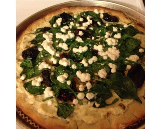 White Spinach Pizza