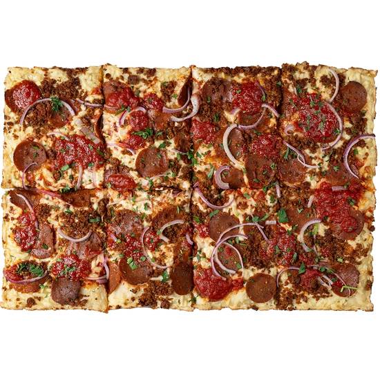 Vegan Meat Lovers Square Pizza