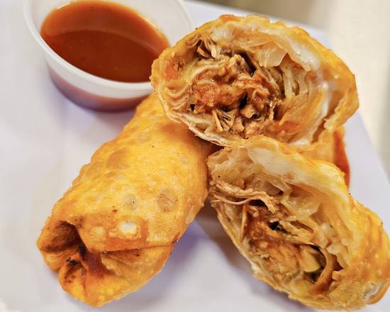 Jerk Chicken Egg Rolls