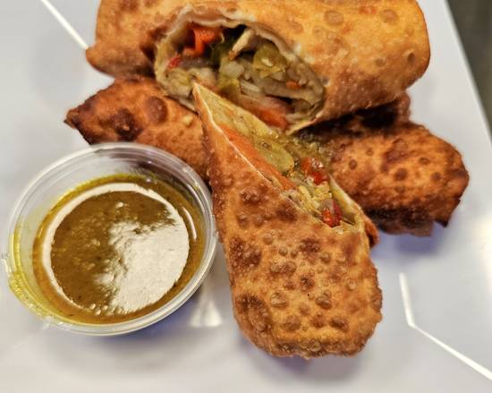 Curry Chicken Egg Rolls