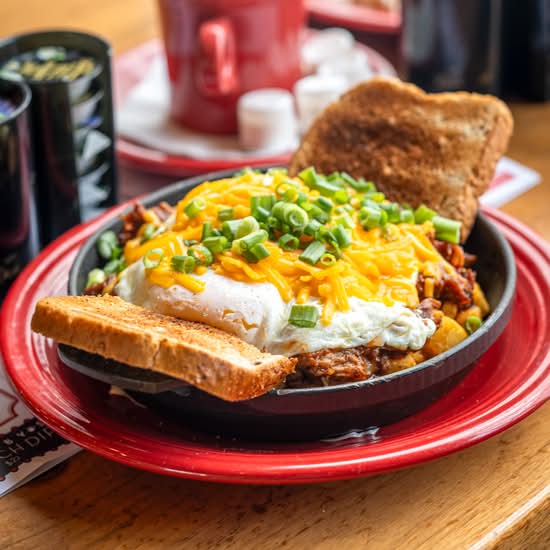 Chipotle BBQ Pulled Pork & Eggs