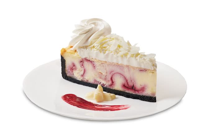 White Chocolate Raspberry Cheesecake Slice