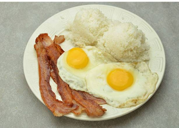 One Meat & Two Eggs Plate