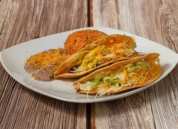 2. Two Beef or Chicken Tacos