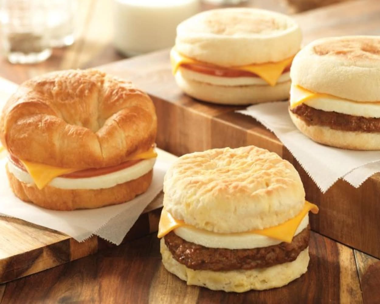 Create Your Own Breakfast Sandwich