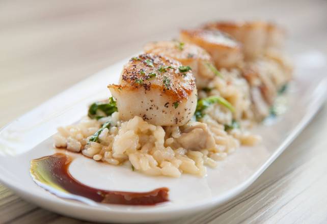 Pan Seared Scallop Risotto