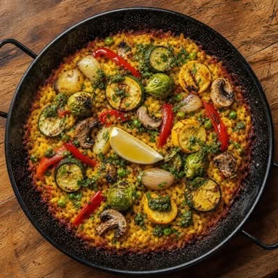 Vegetarian Paella.