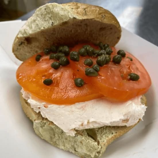 Bagel with Lox Spread