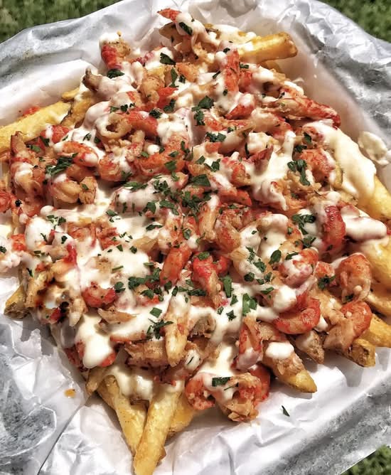 Loaded Fries (Chicken or Shrimp)