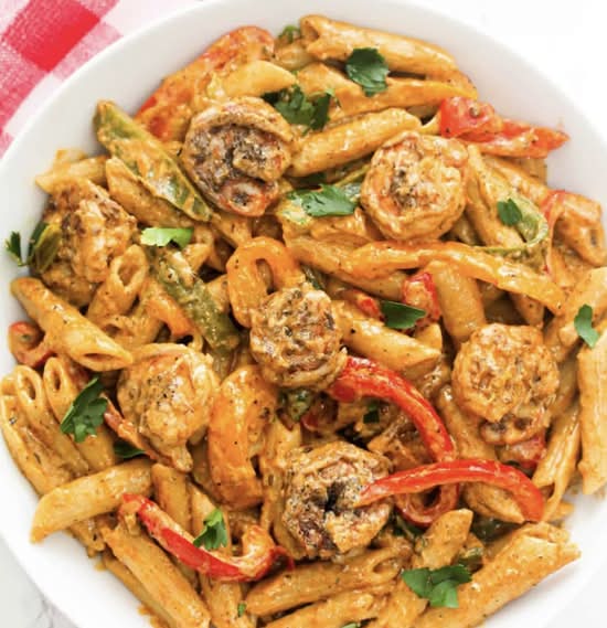 Shrimp Rasta Pasta